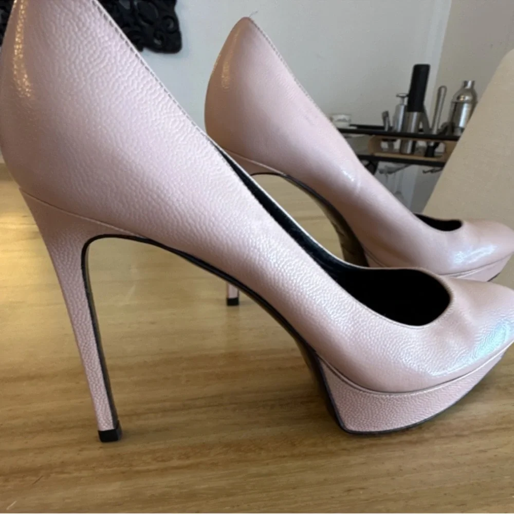 Saint Laurent Blush Pink Heels - Picture 8 of 8